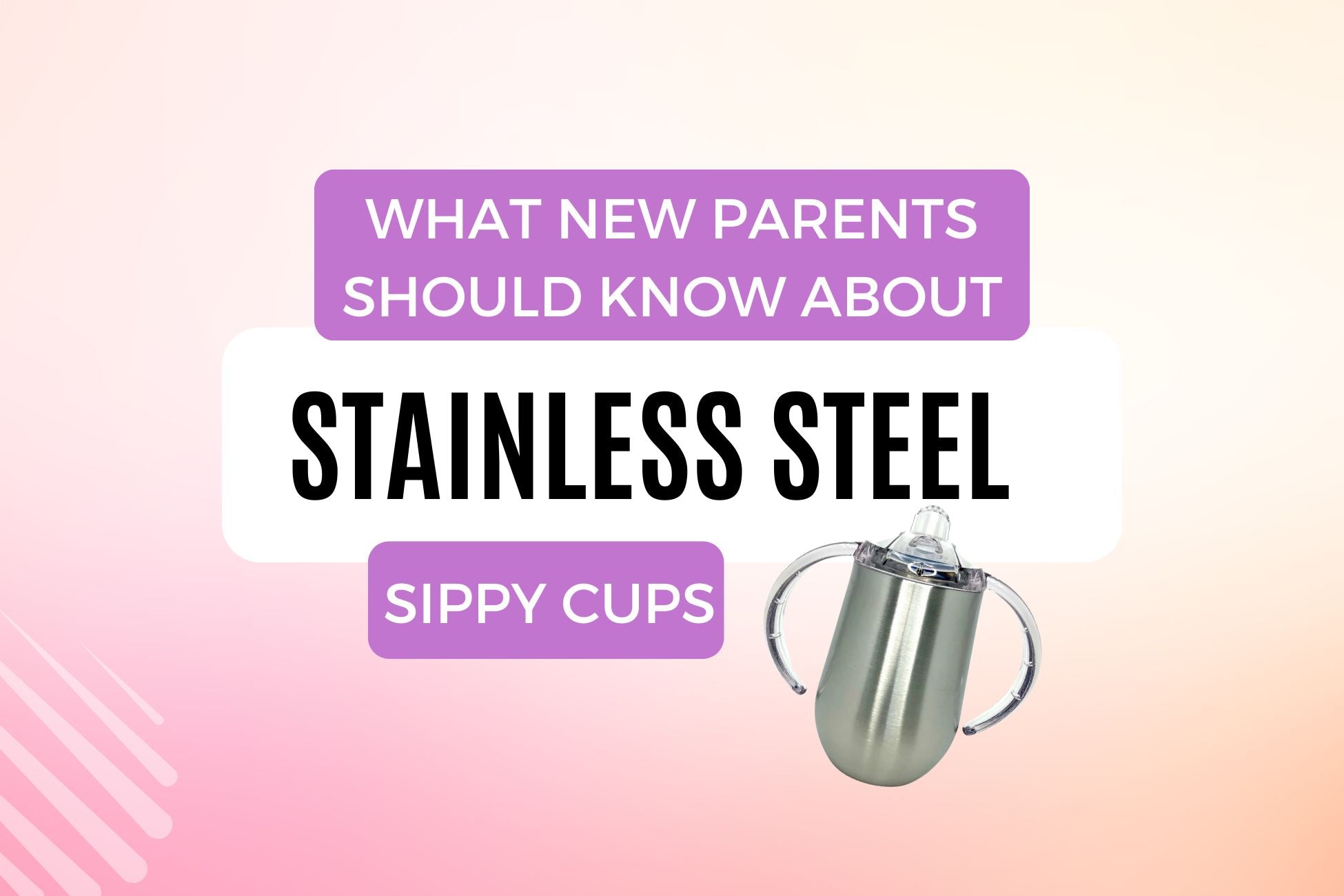 Why Choosing Stainless Steel Sippy Cups and Glass Baby Bottles Will Benefit  Your Child's Health - Hamarue