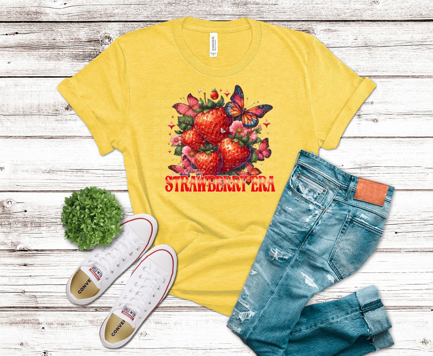 Premade DTF Transfer Gang Sheet For Graphic Tees | Strawberry Lover