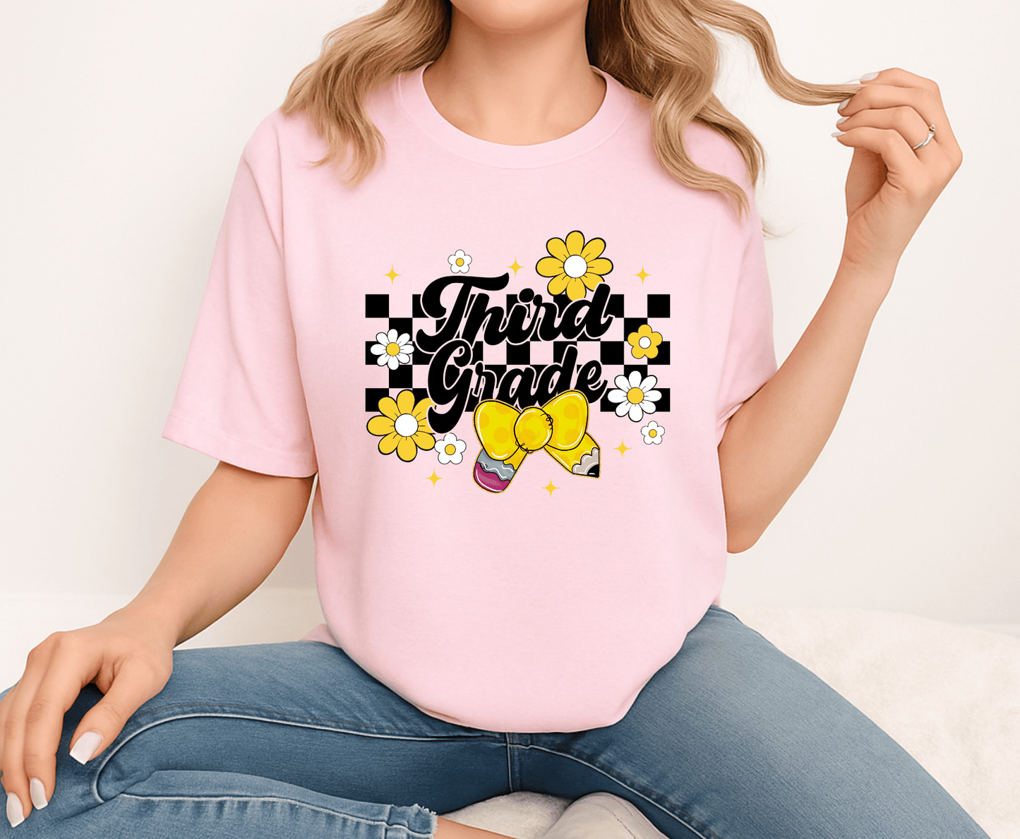 Third Grade | Premade DTF Transfer Gang Sheet For Graphic Tees