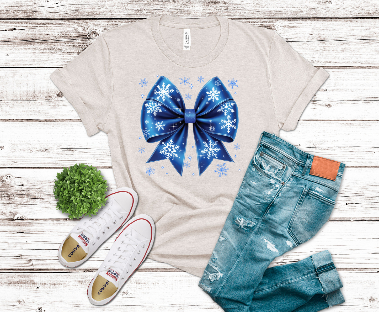 Premade DTF Transfer Gang Sheet For Graphic Tees | Blue Winter