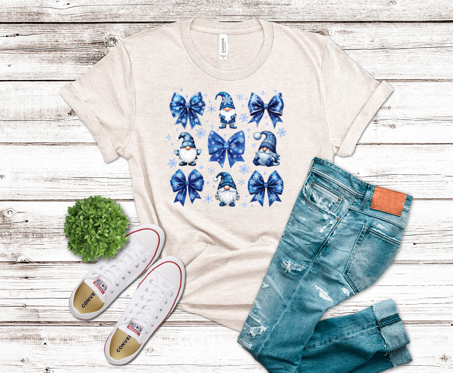 Premade DTF Transfer Gang Sheet For Graphic Tees | Blue Winter