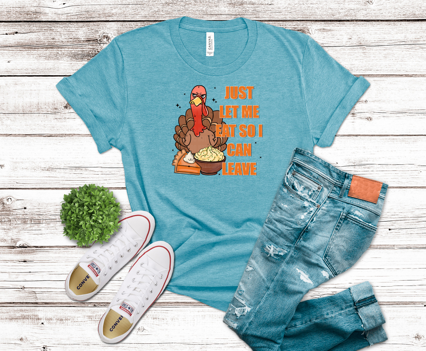 Premade DTF Transfer Gang Sheet For Graphic Tees | Thanksgiving Girl