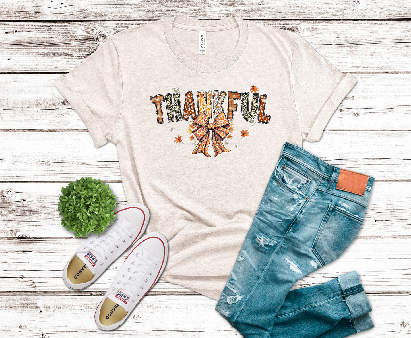 Premade DTF Transfer Gang Sheet For Graphic Tees | Thanksgiving Girl