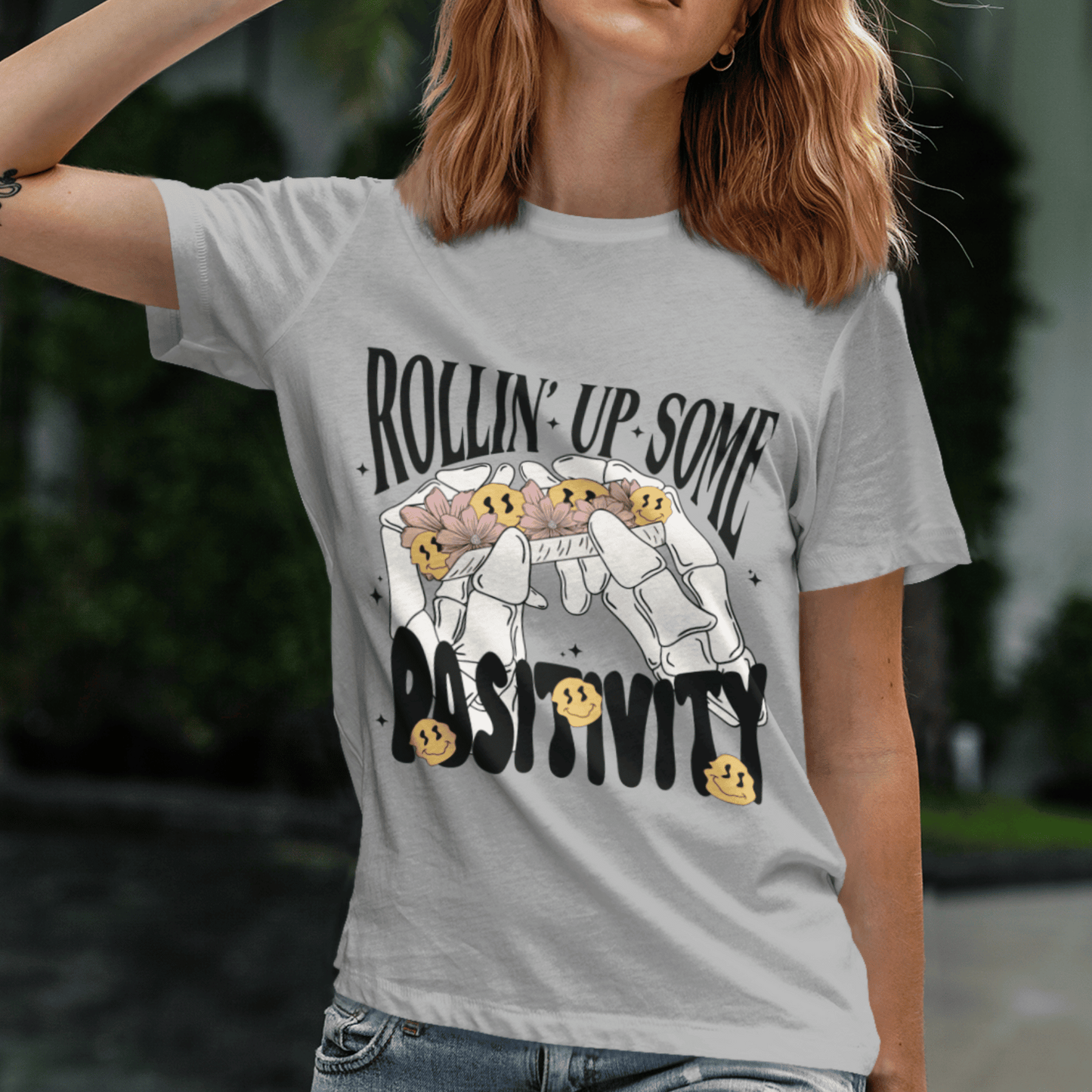 Rollin Up Some Positivity | Tee - Griffin Expressions