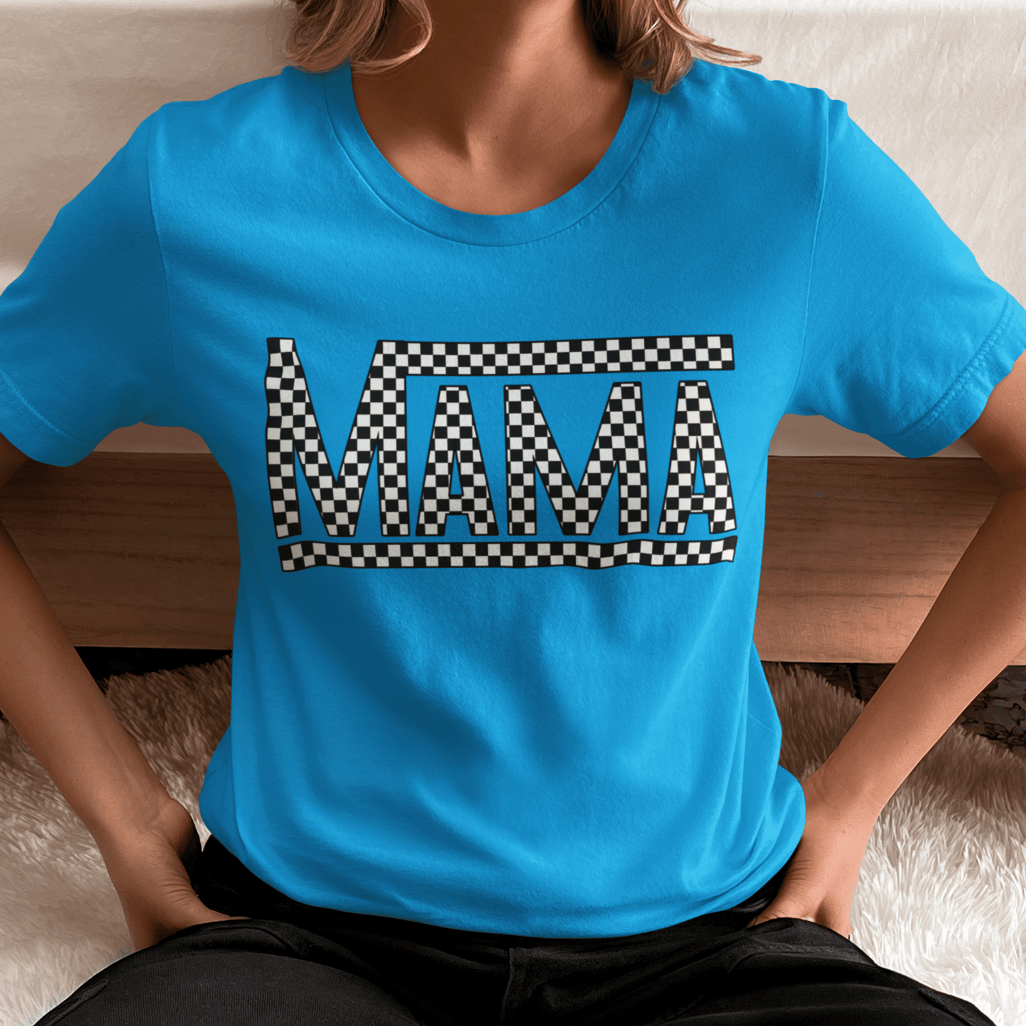 Mama Checkered | Tee