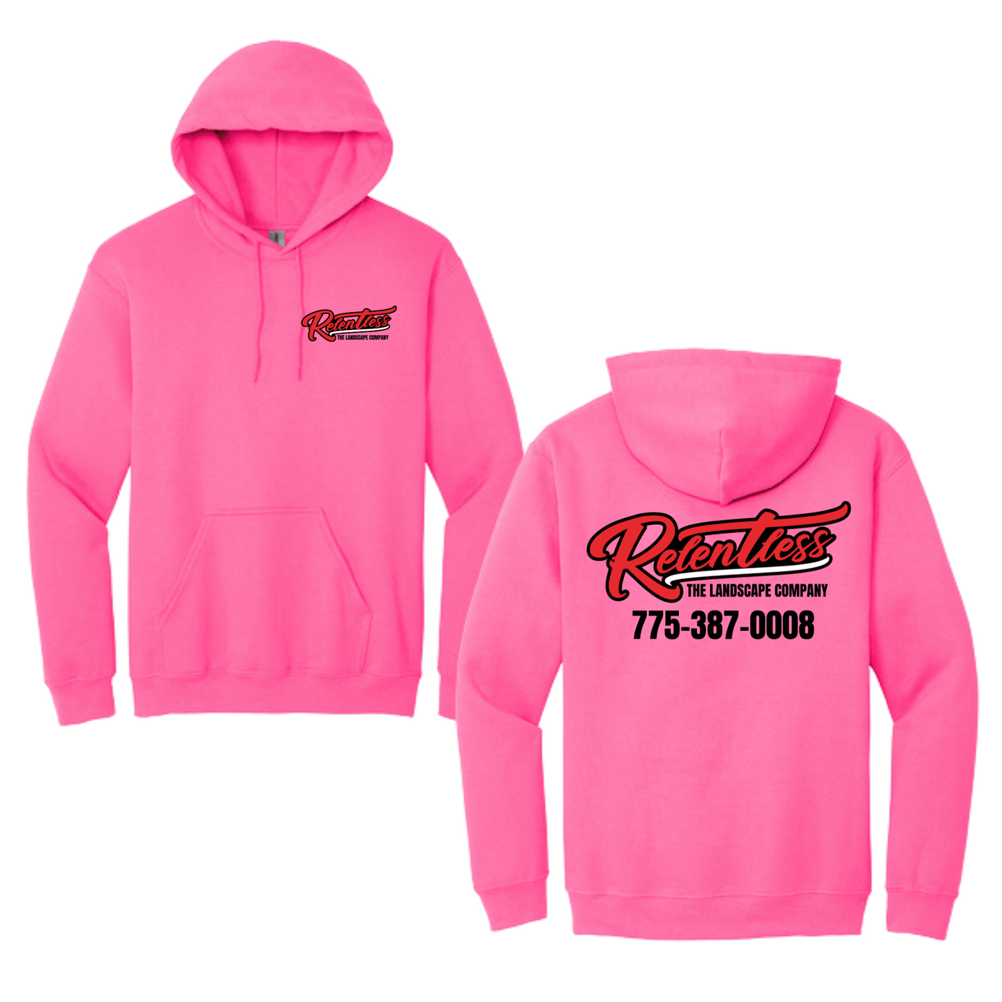 Relentless TLC | Safety Pink | Hoodie - Griffin Expressions