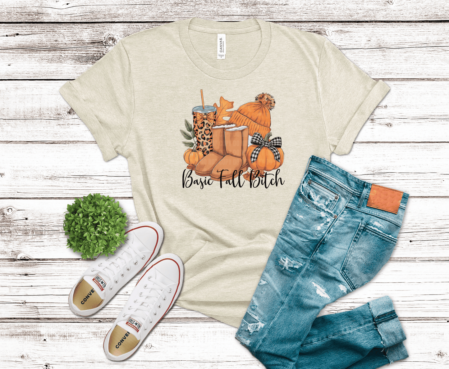 Premade DTF Transfer Gang Sheet For Graphic Tees | Basic Girl Fall