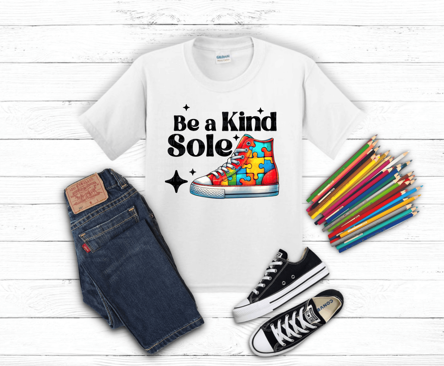 Premade DTF Transfer Gang Sheet For Graphic Tees| Autism - Griffin Expressions