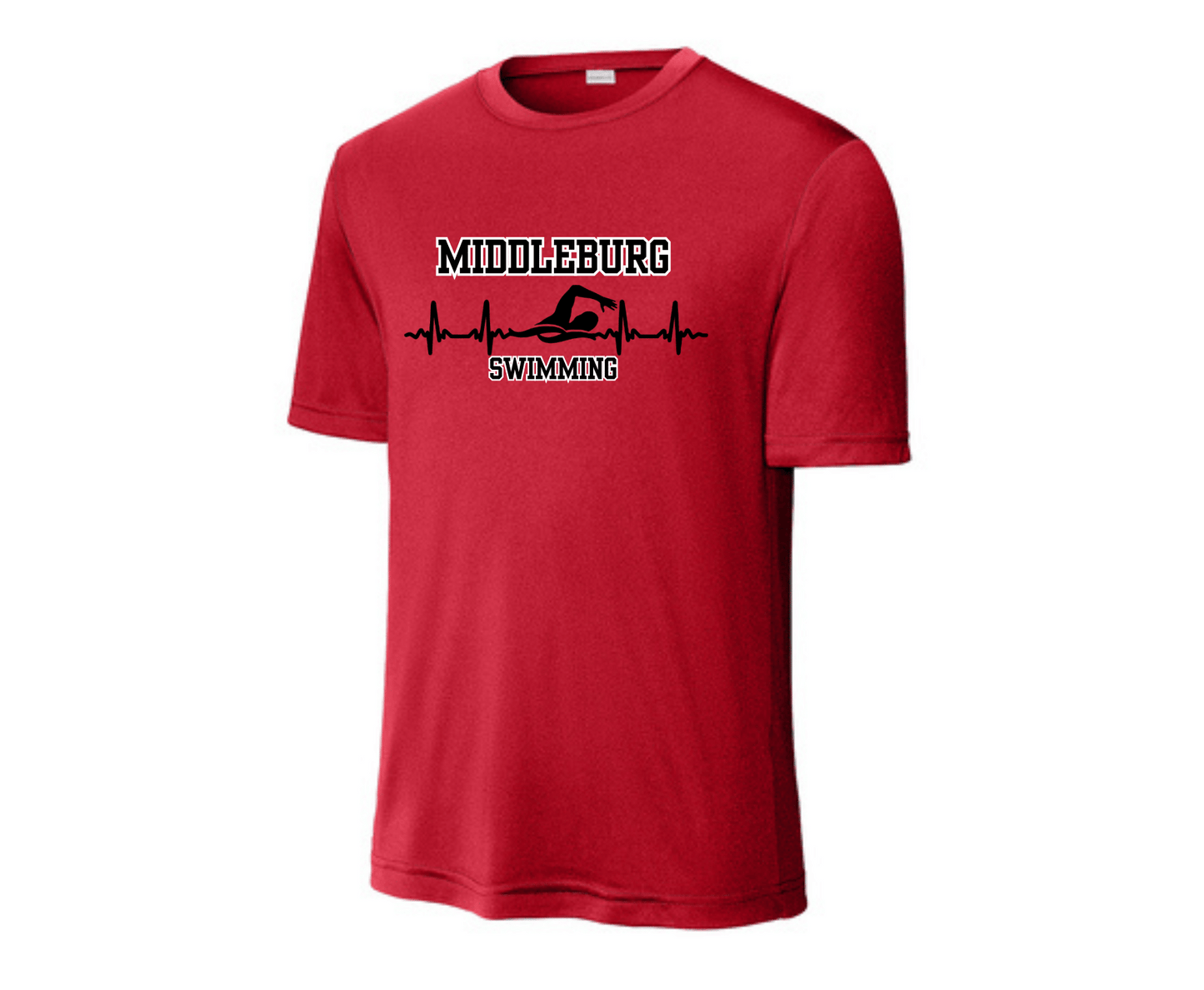 MHS Swimmer Heartbeat | Dri - Fit - Griffin Expressions