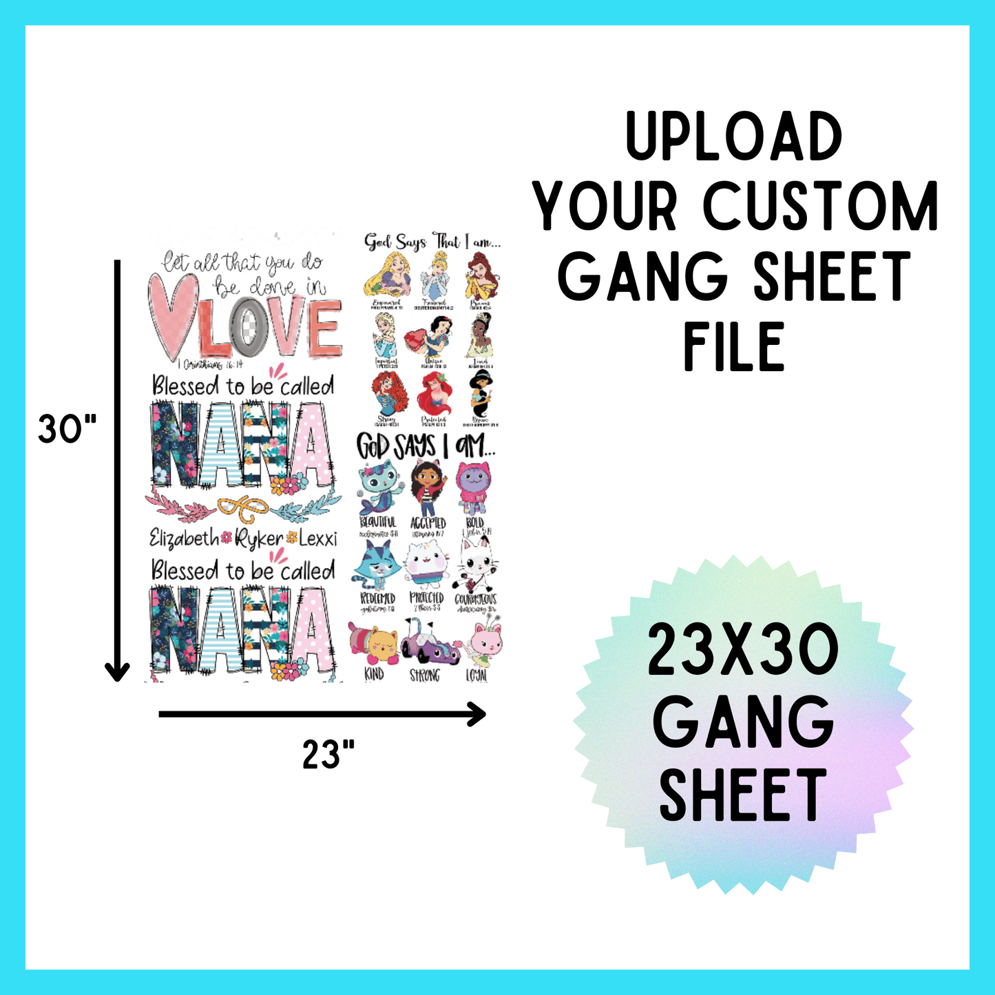 Upload Your Custom Gang Sheet File