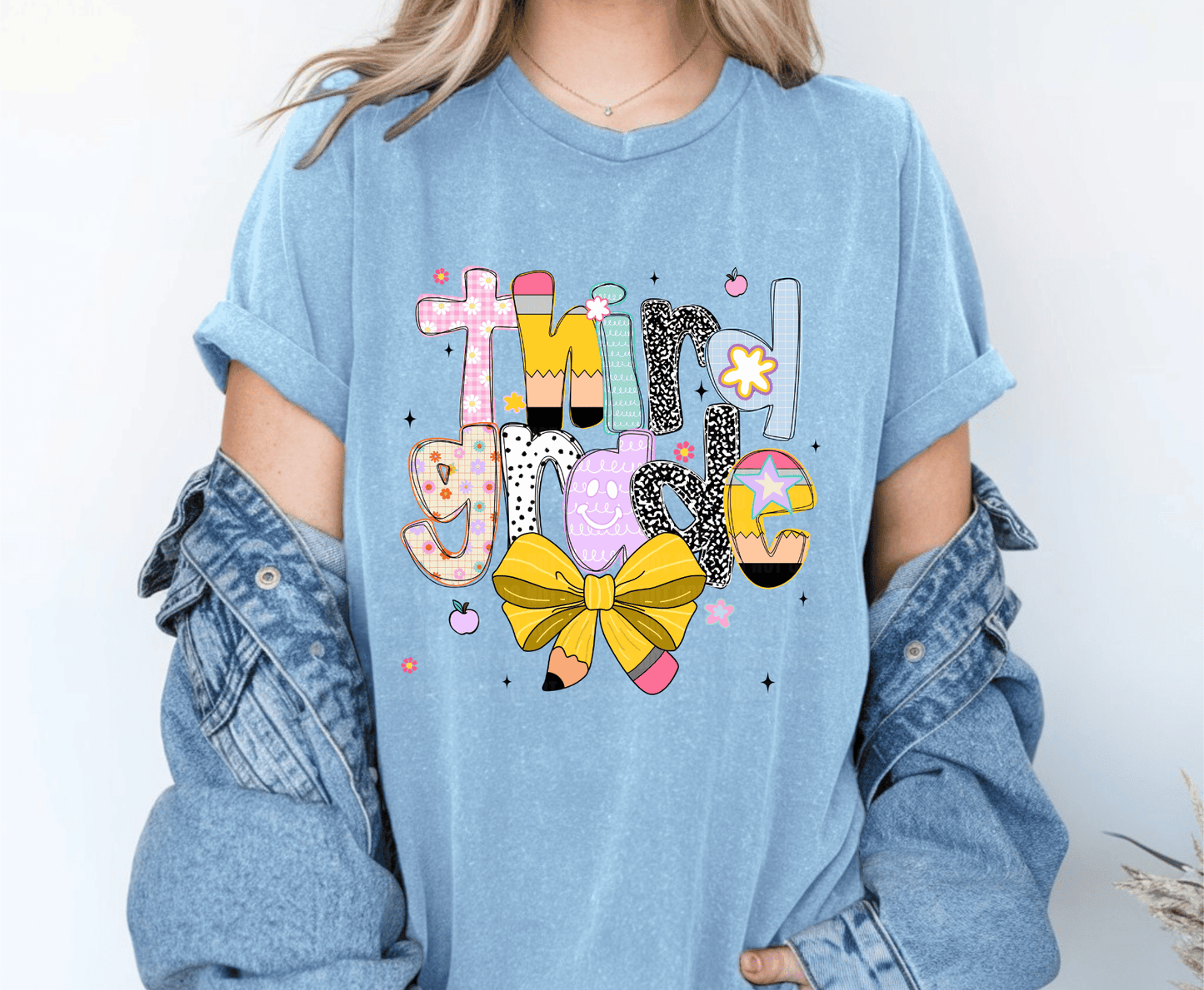 Third Grade .2 | Premade DTF Transfer Gang Sheet For Graphic Tees