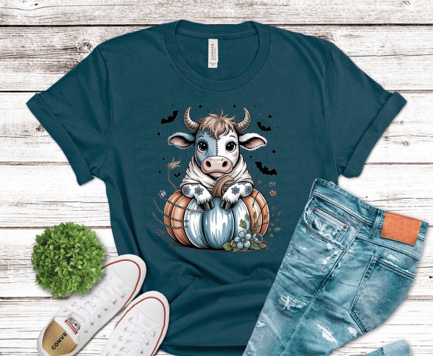 Moo-D Halloween | Premade DTF Transfer Gang Sheet For Graphic Tees
