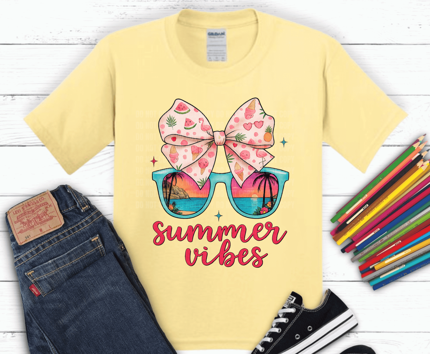 Youth Summer | Premade DTF Transfer Gang Sheet For Graphic Tees