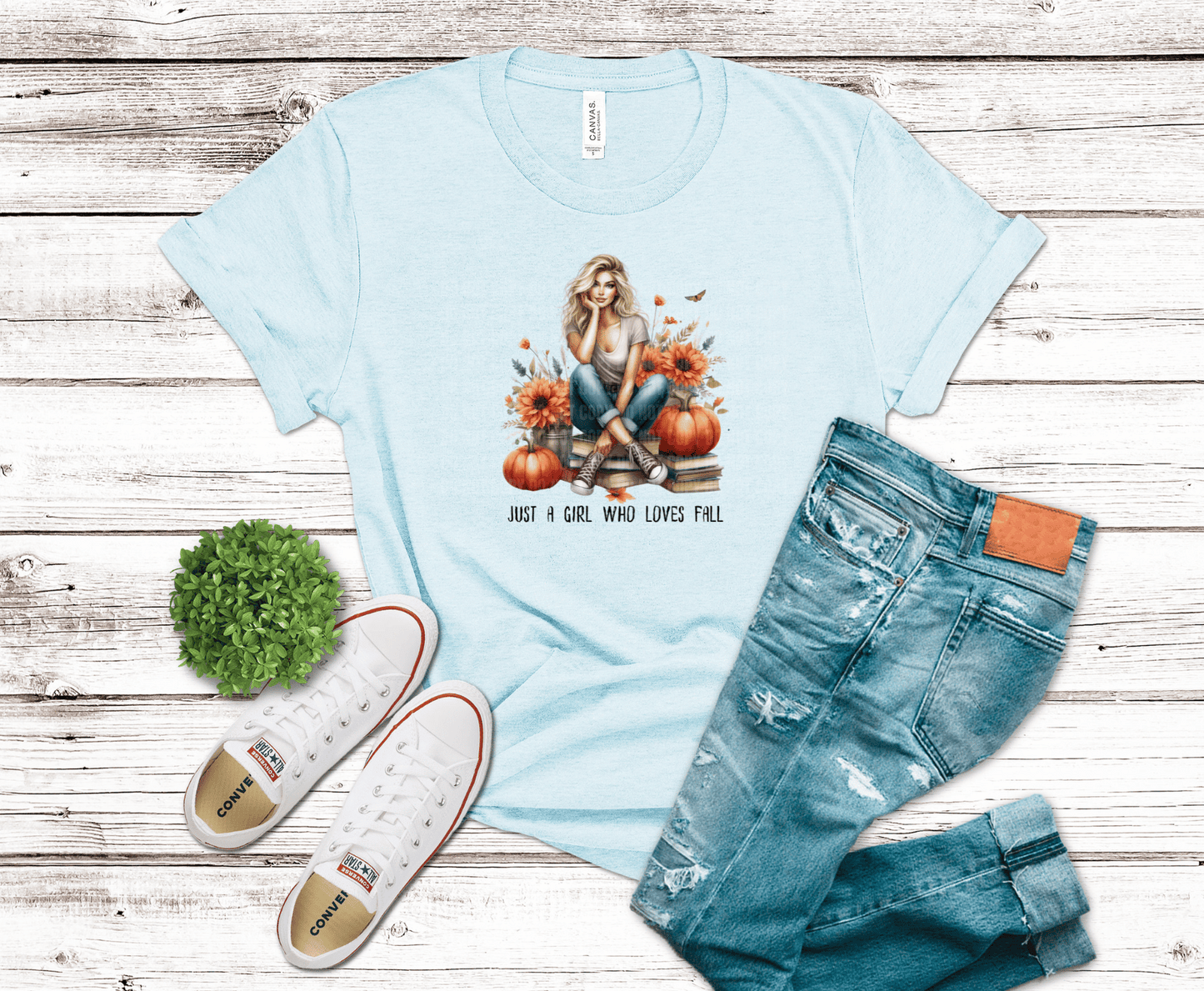 Premade DTF Transfer Gang Sheet For Graphic Tees | Basic Girl Fall