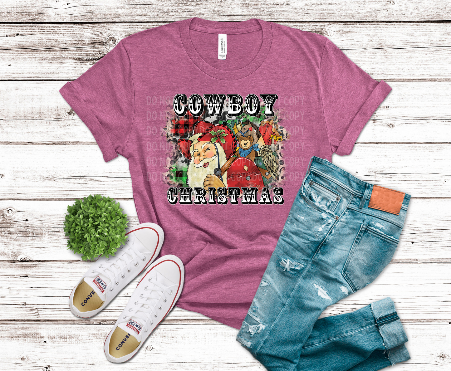 Western Christmas | Premade DTF Transfer Gang Sheet For Graphic Tees - Griffin Expressions