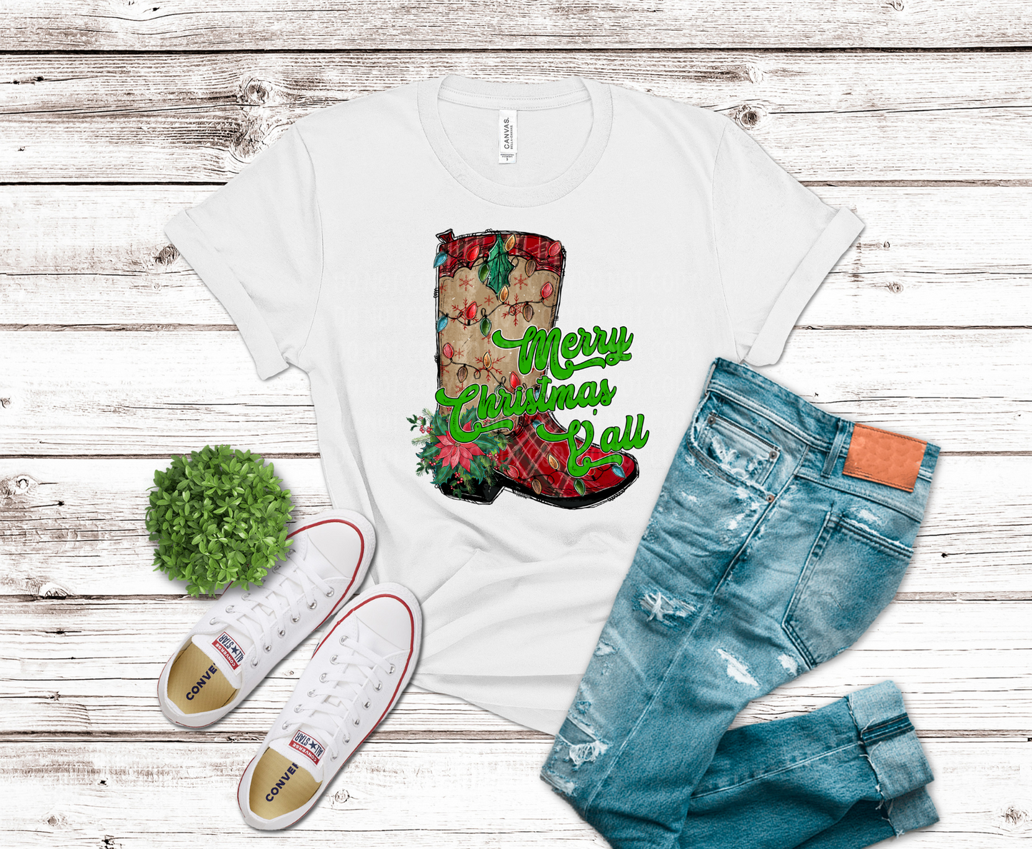 Western Christmas | Premade DTF Transfer Gang Sheet For Graphic Tees - Griffin Expressions