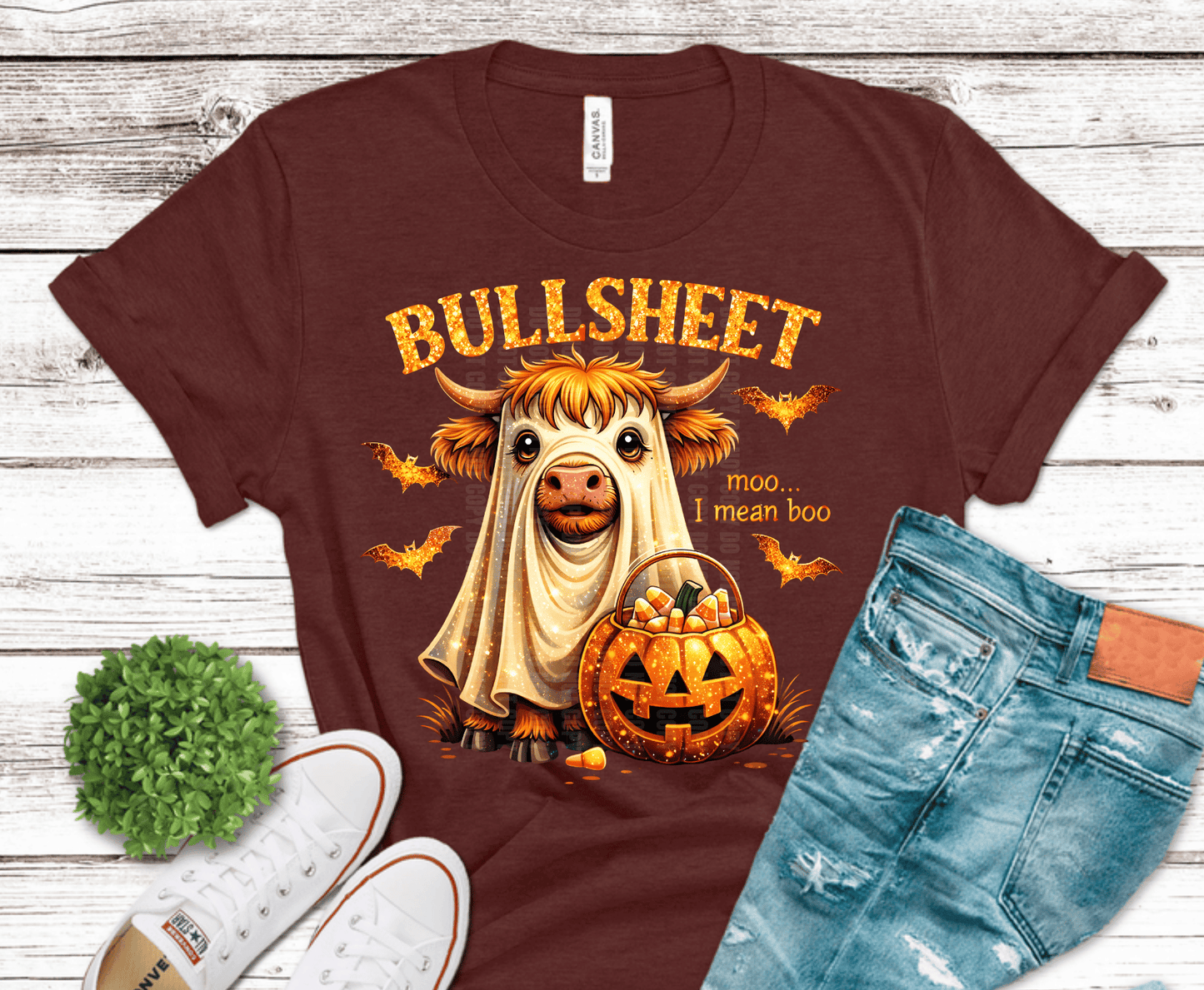 Spooky Heifer | Premade DTF Transfer Gang Sheet For Graphic Tees