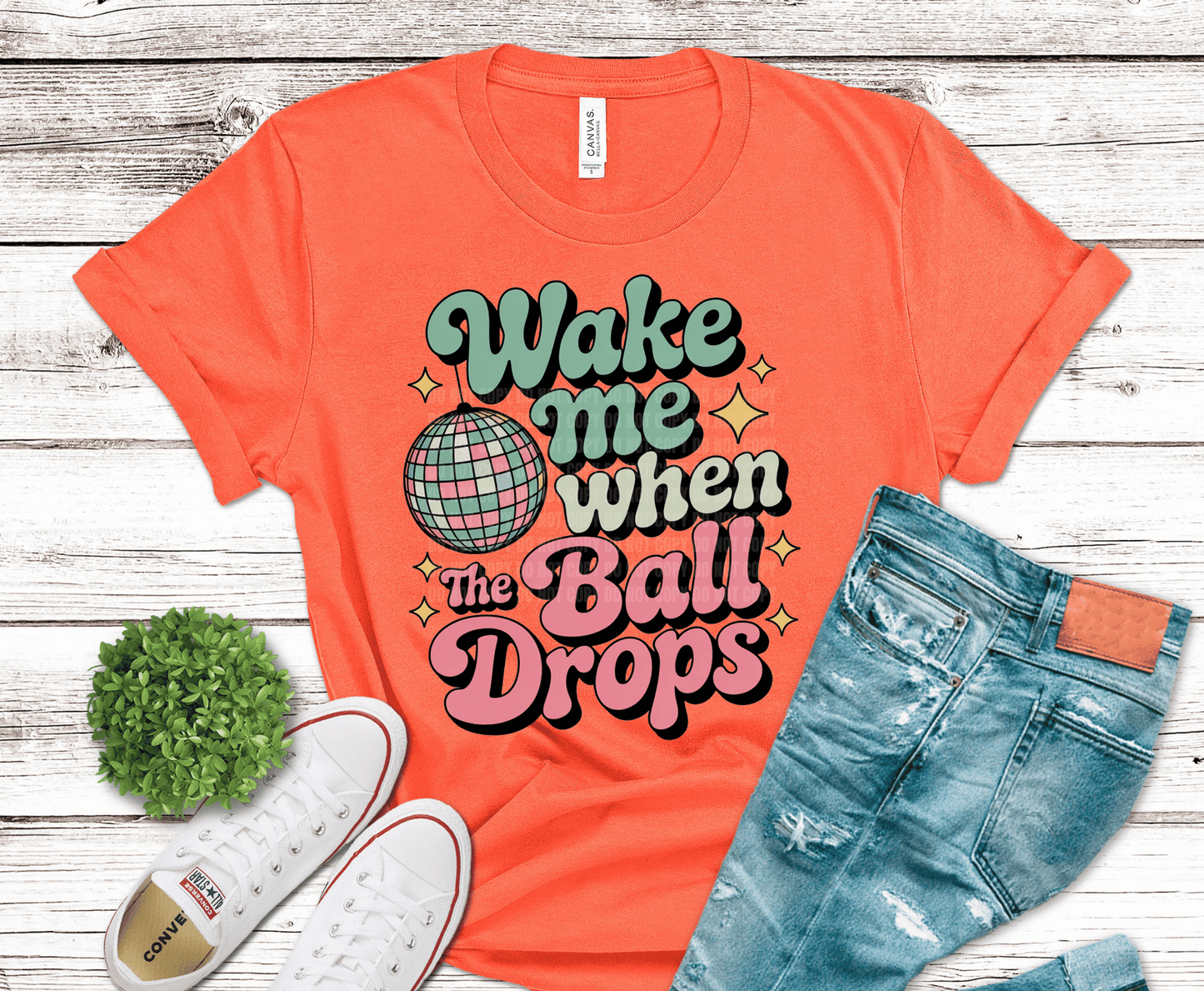 Premade DTF Transfer Gang Sheet For Graphic Tees | Sassy New Year
