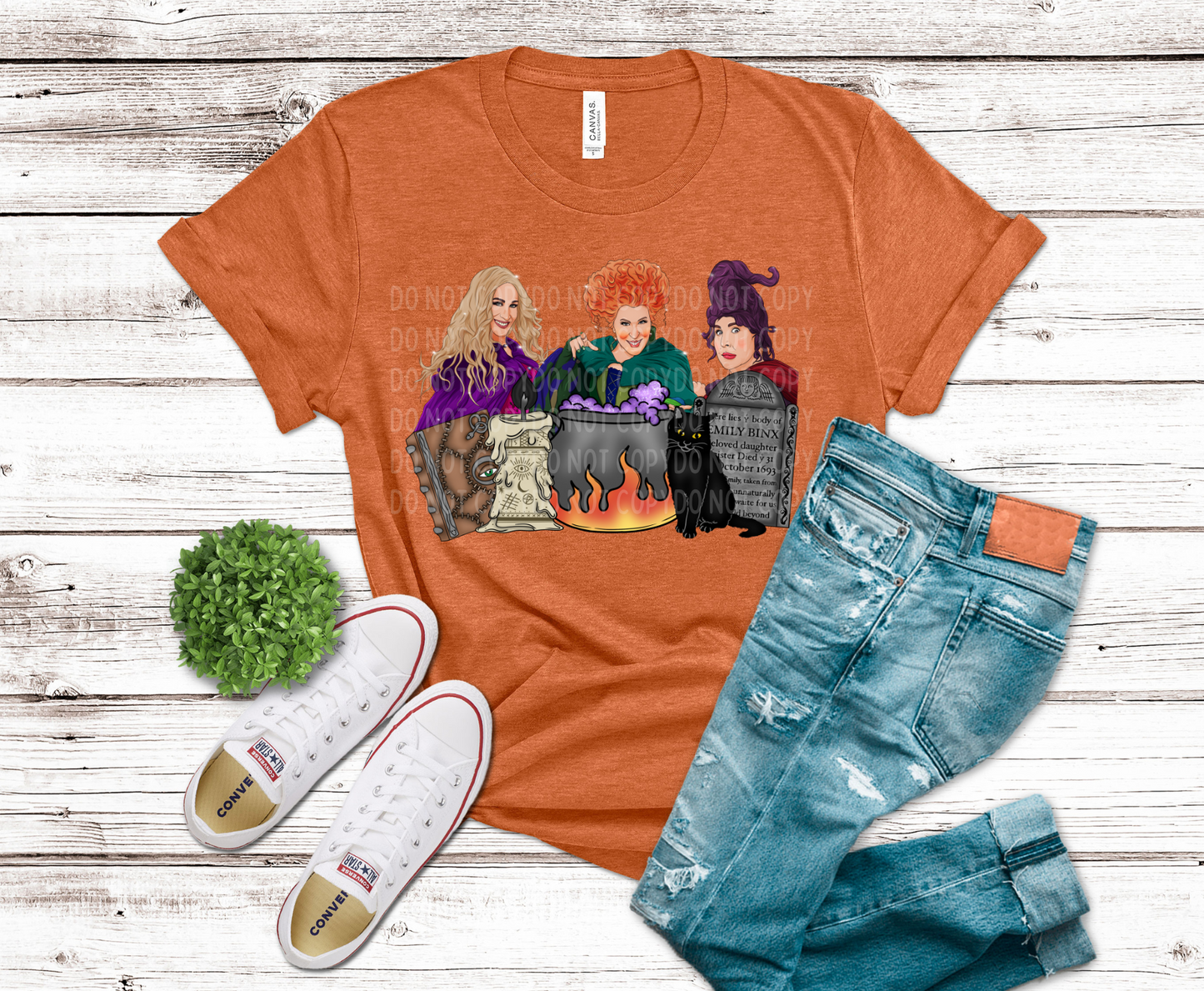 Premade DTF Transfer Gang Sheet For Graphic Tees | 90's Halloween
