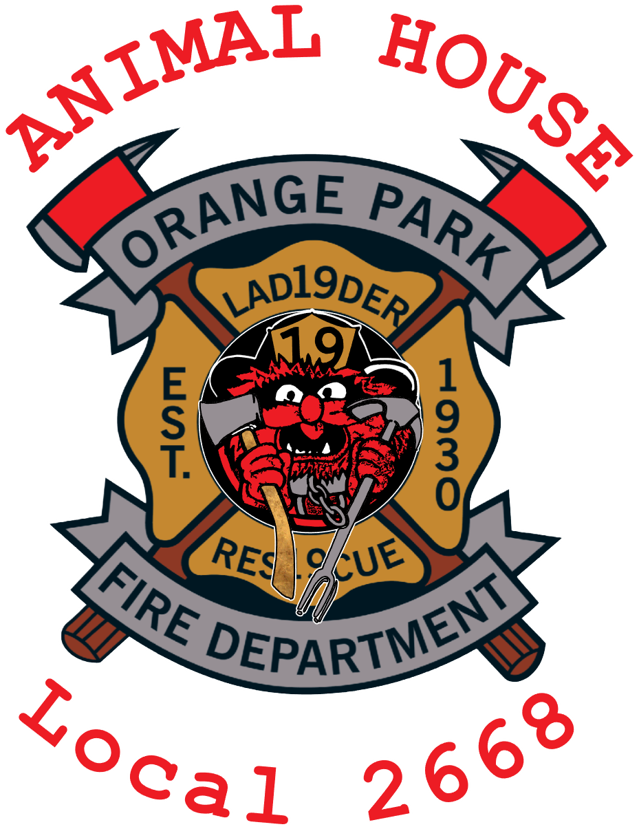 Orange Park FD | IAFF Front & Back Tee - Griffin Expressions