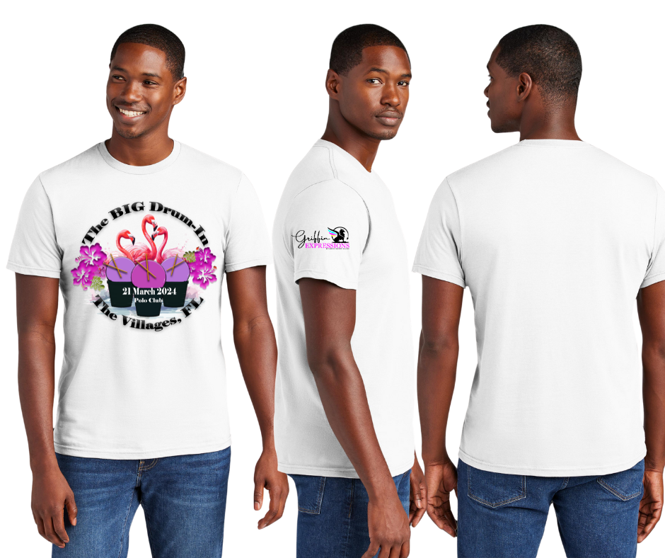 Drum-In - Lisa's Design | Finished Tee - Griffin Expressions