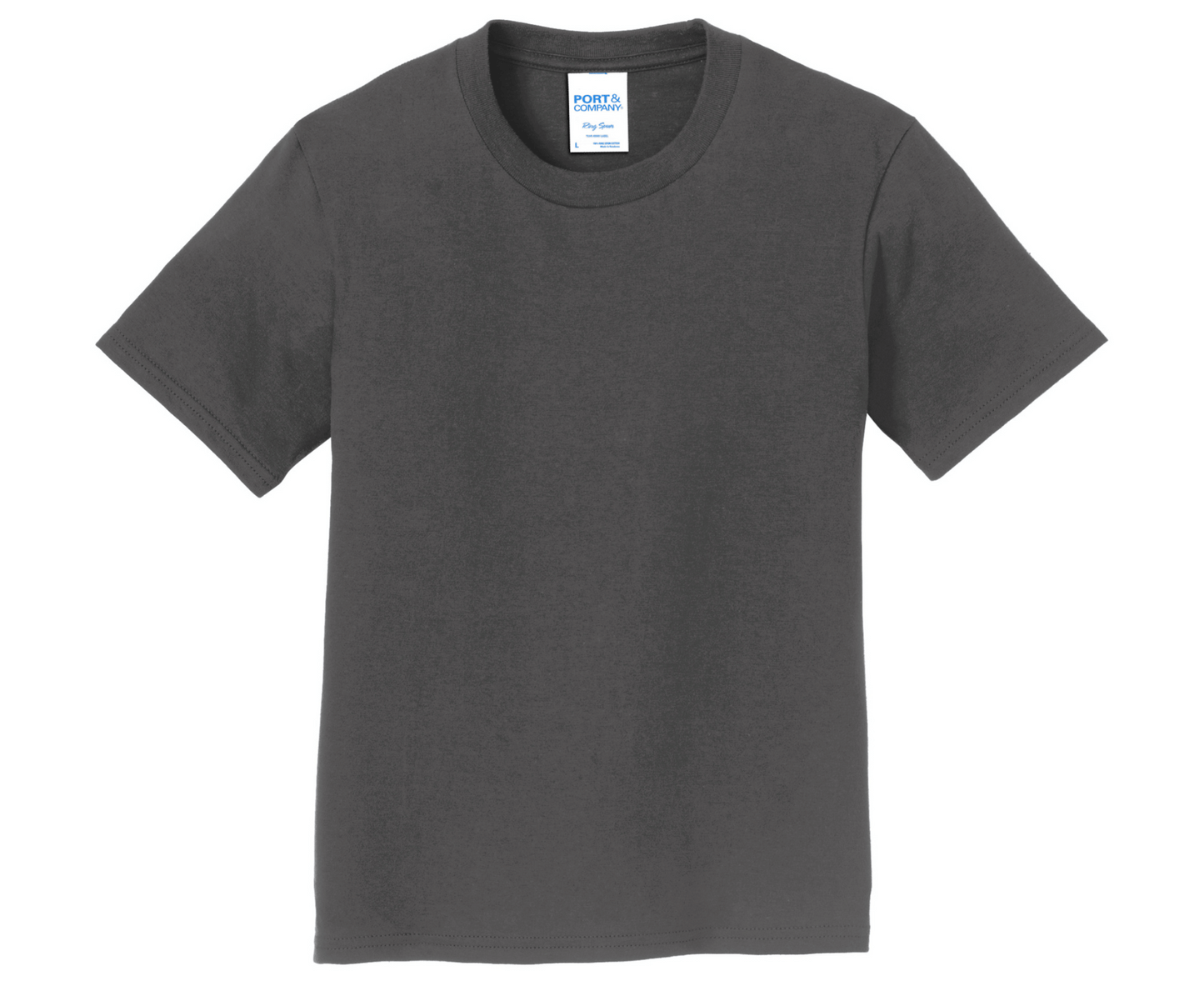 Port & Company® Youth Fan Favorite™ Tee | Charcoal - Griffin Expressions