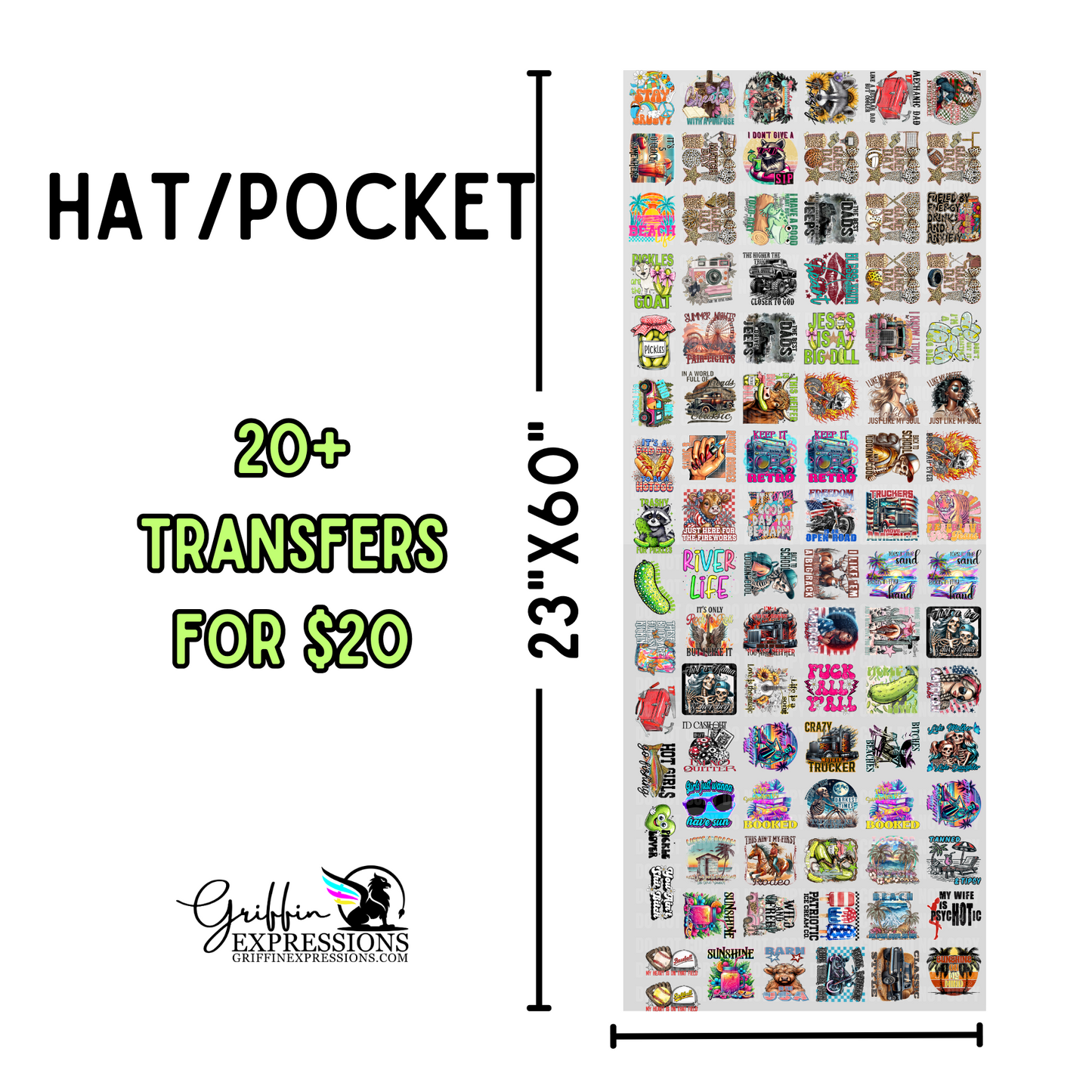 Dollar Deals | Hat/Pocket - Griffin Expressions
