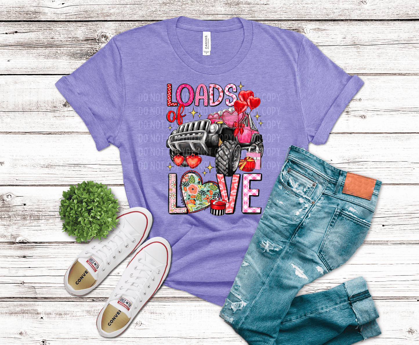Loads Of Love Jeep | DTF - Griffin Expressions