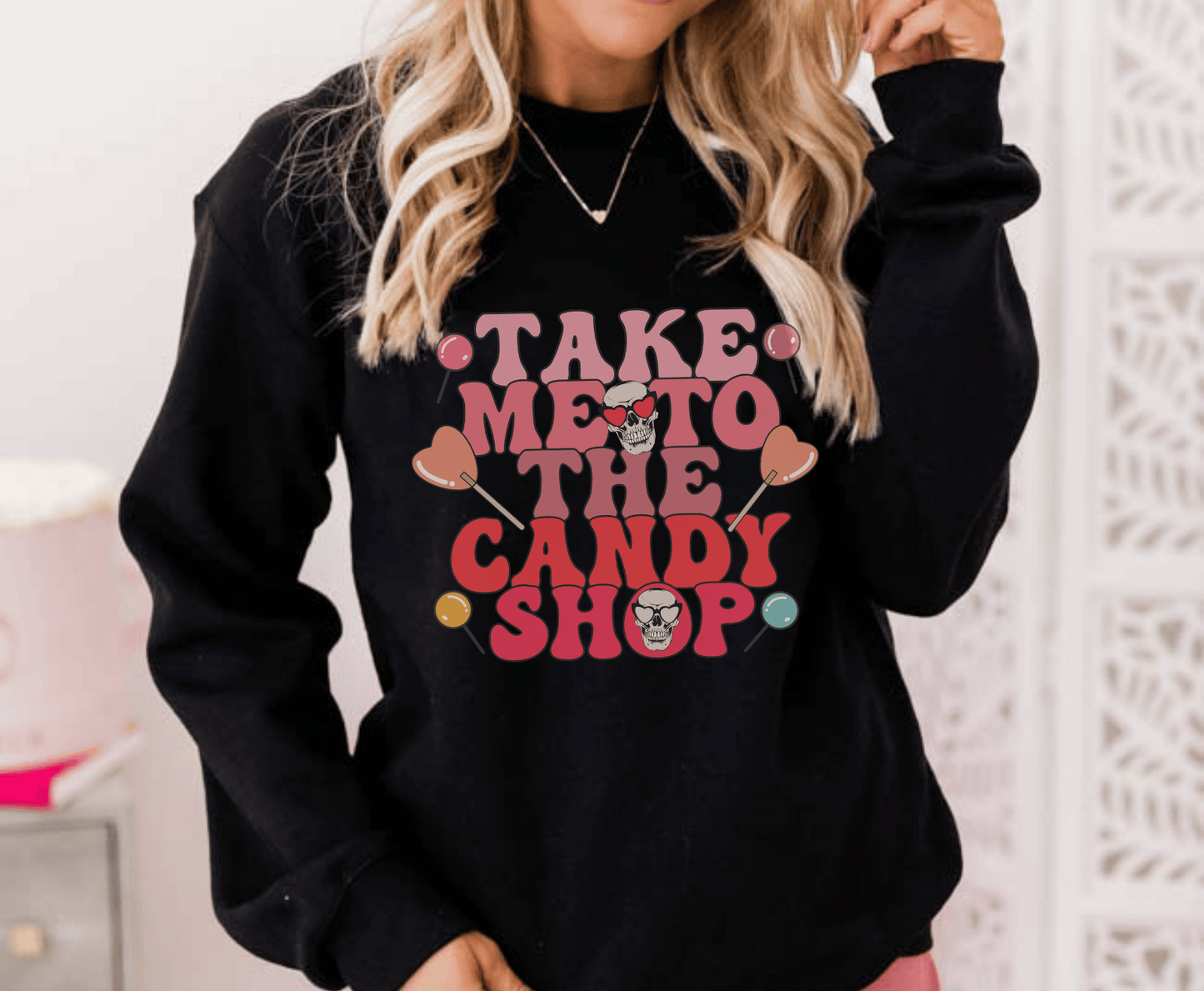 Premade DTF Transfer Gang Sheet For Graphic Tees| Skully Valentines