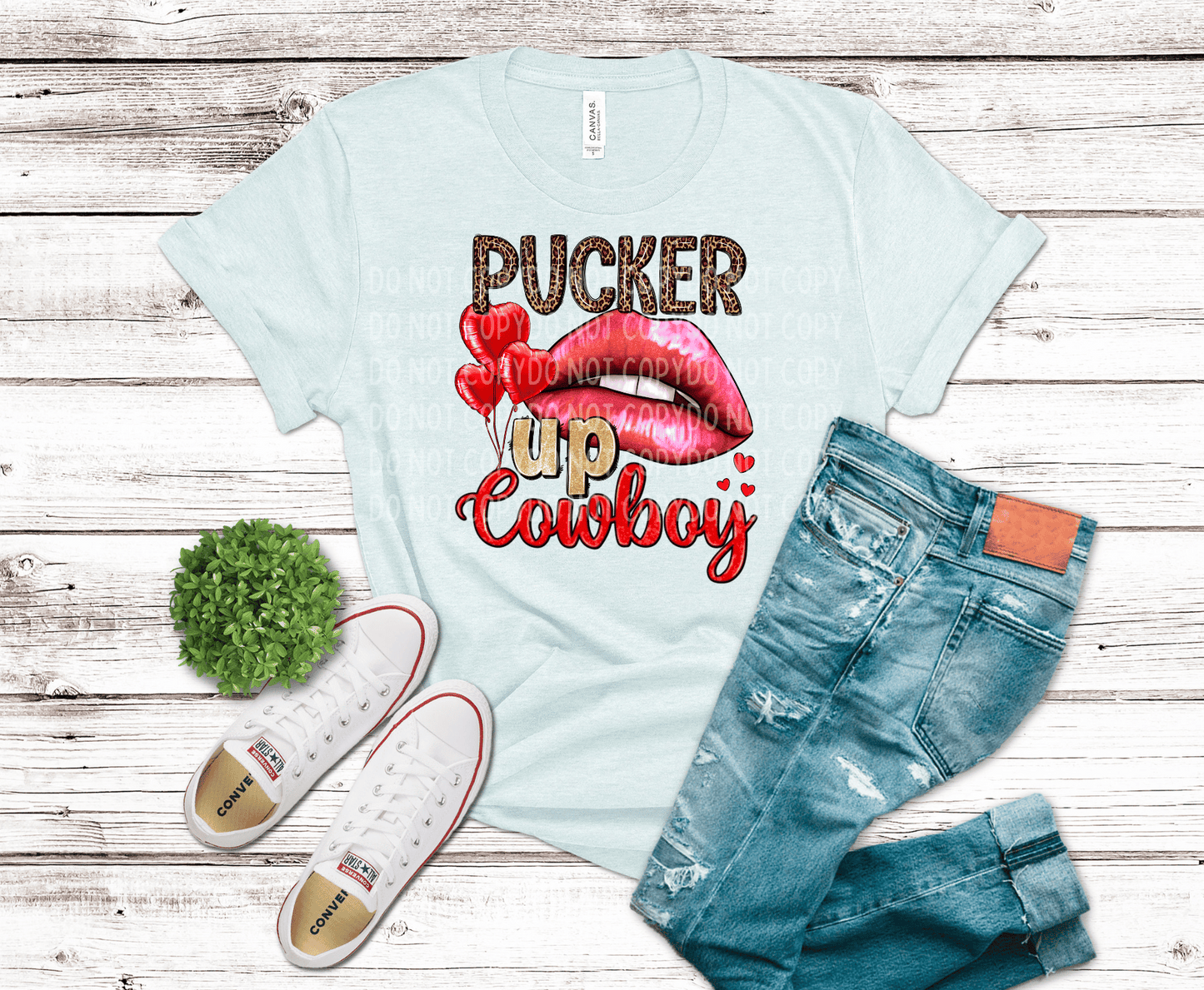 Pucker Up Cowboy | DTF - Griffin Expressions