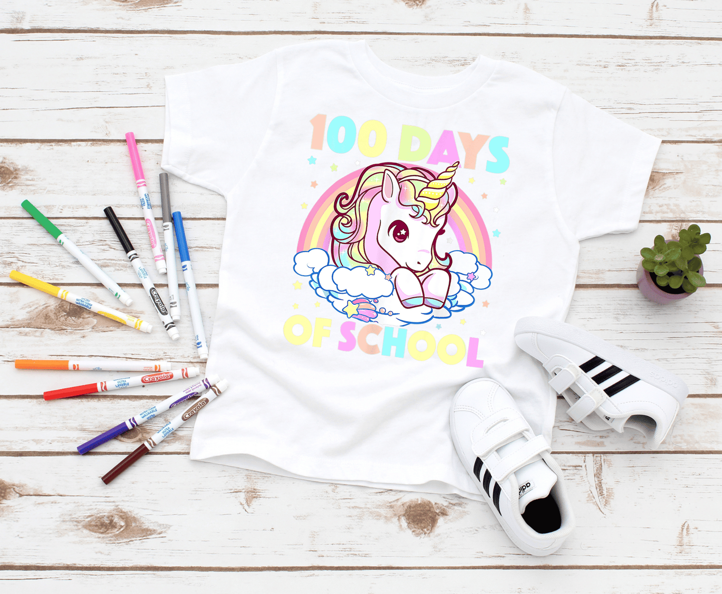 Unicorn 100 Days Of School | DTF - Griffin Expressions