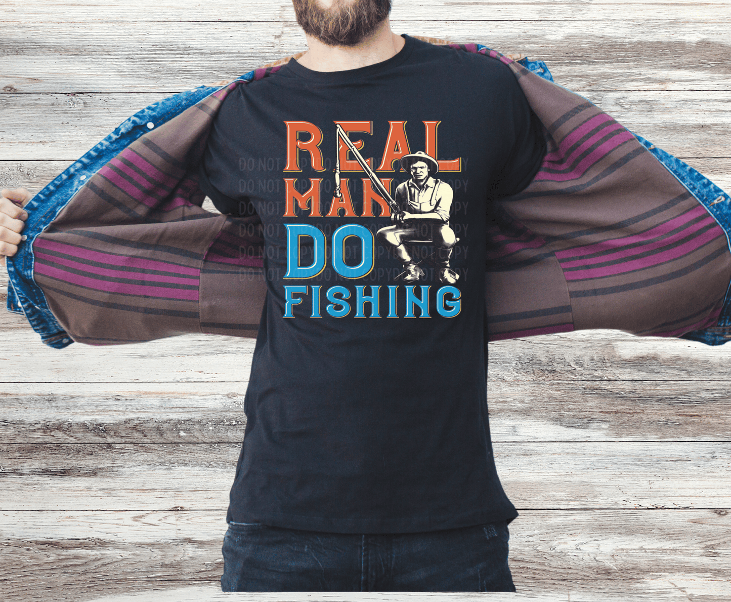 Real Men Fish | DTF - Griffin Expressions