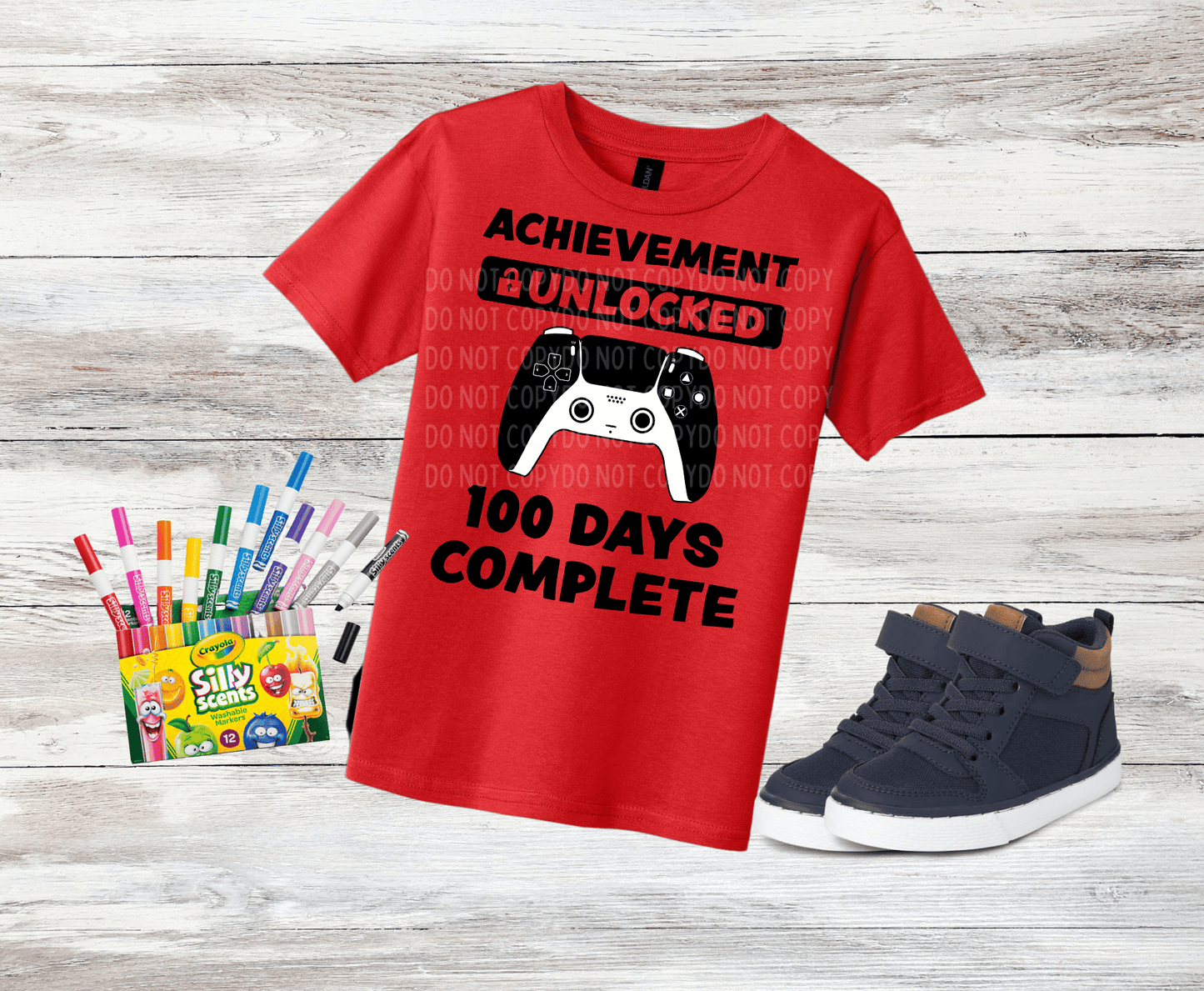Achievement Unlocked 100 Days Of Complete | DTF - Griffin Expressions