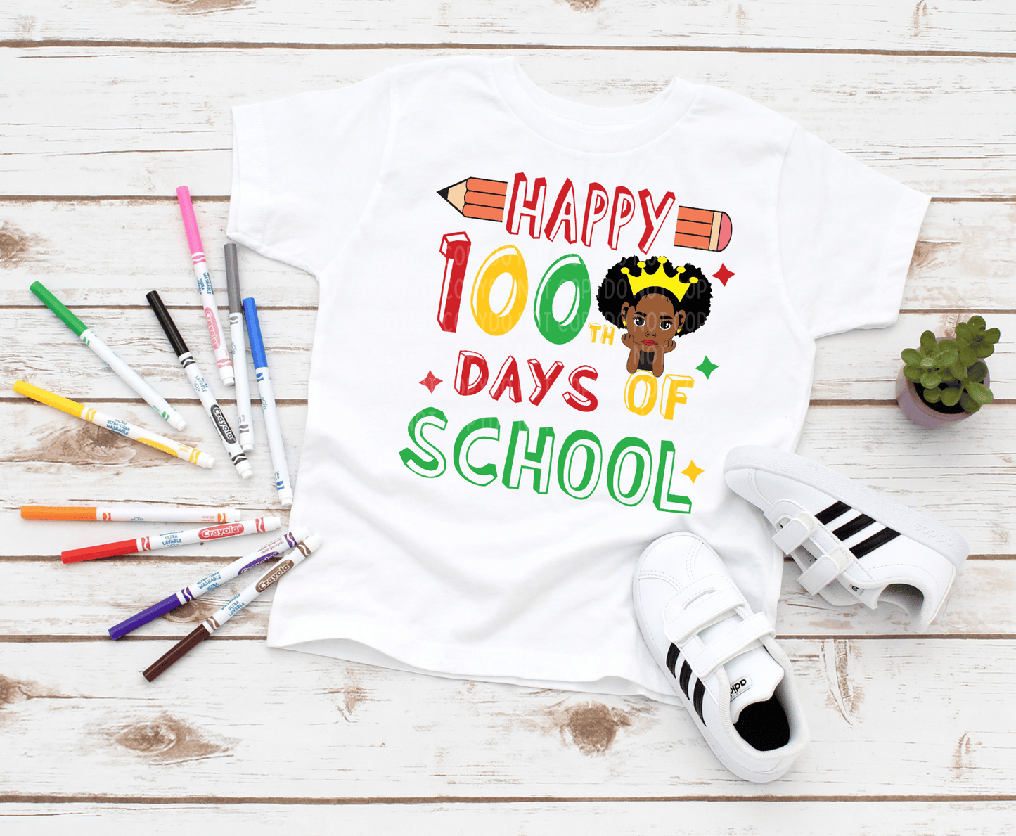 Happy 100th Days Of School Girl | DTF - Griffin Expressions