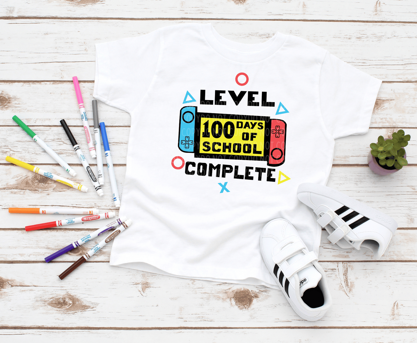 Game Level 100 Days Of School Complete | DTF - Griffin Expressions