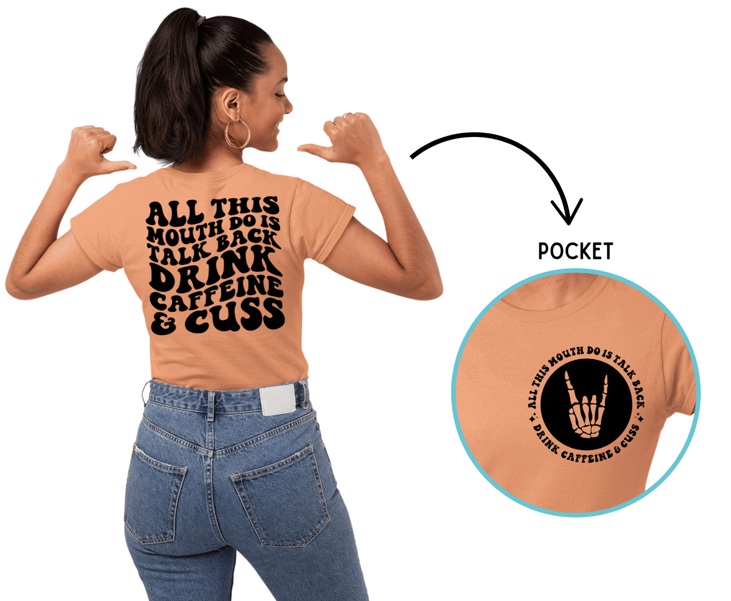 All This Mouth Do Is Talk Back | DTF - Griffin Expressions