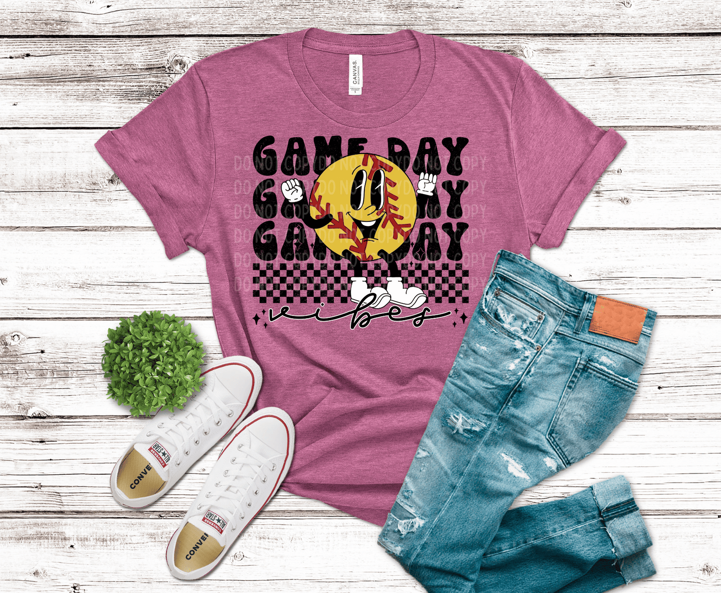 Game Day Vibes Softball | DTF - Griffin Expressions