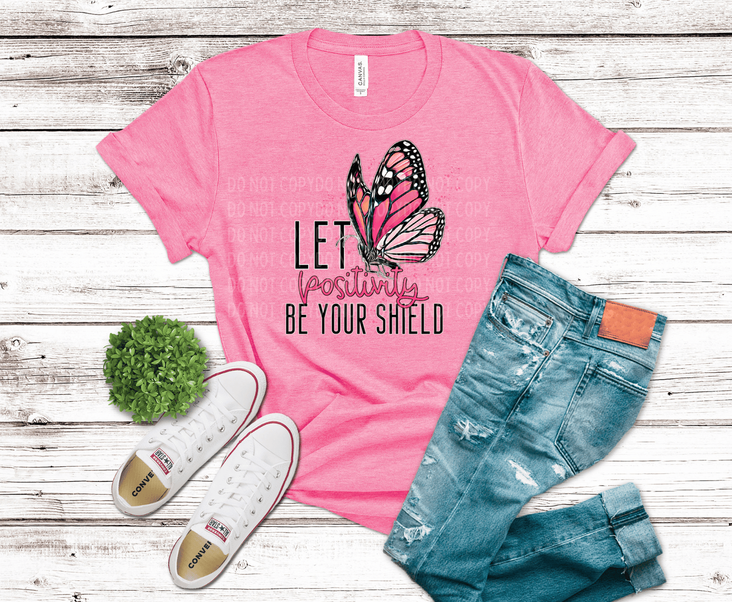 Let Positivity Be Your Shield | DTF - Griffin Expressions
