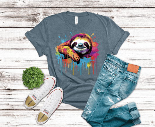 Watercolor Sloth | DTF