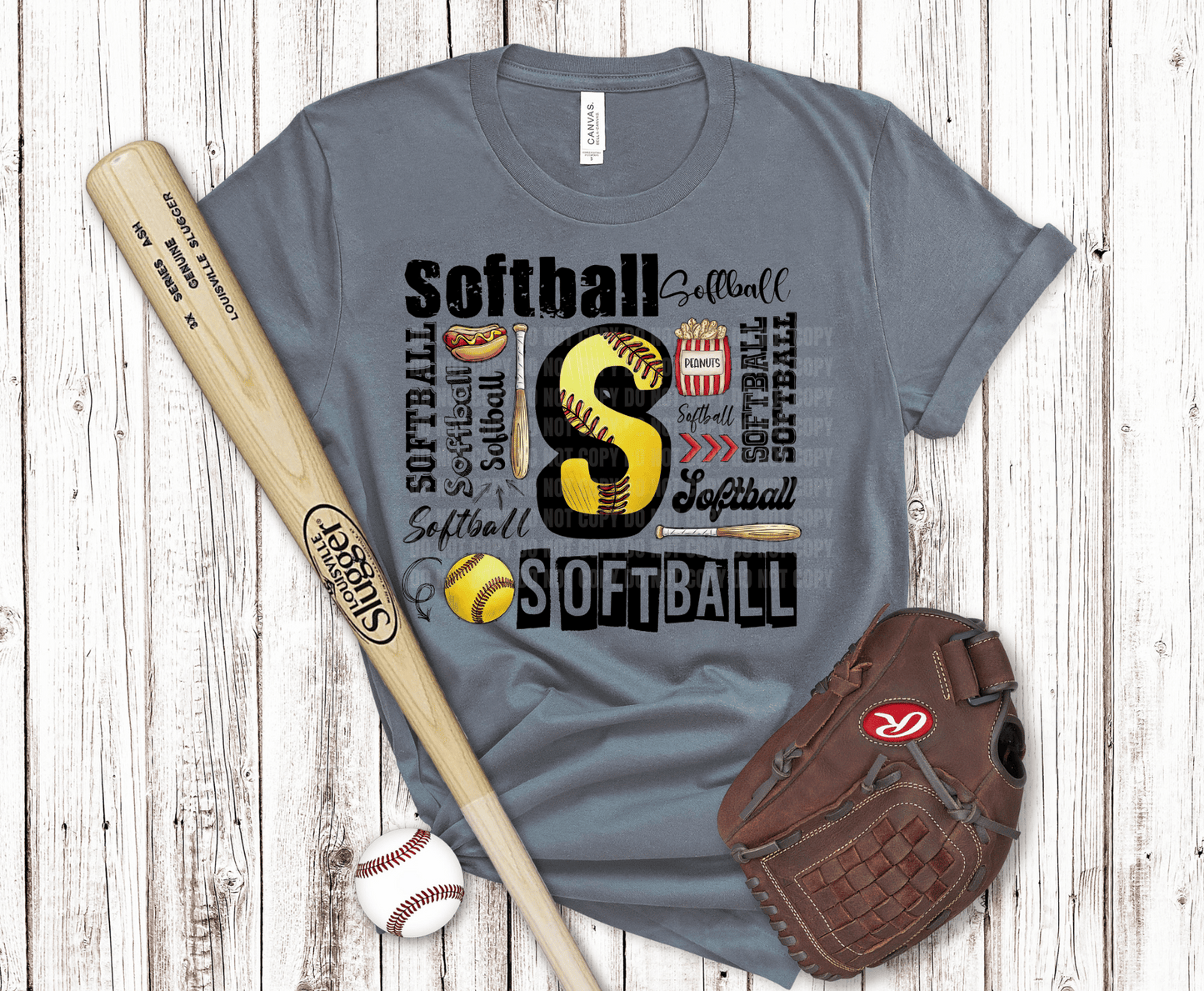 Softball Season | Premade DTF Transfer Gang Sheet For Graphic Tees - Griffin Expressions