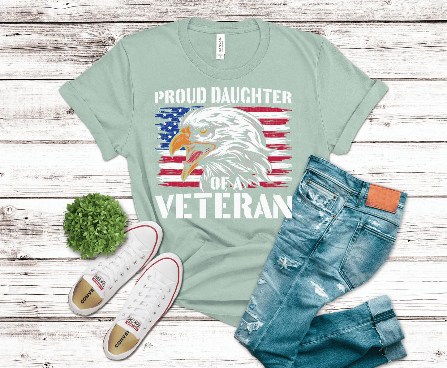Proud Daughter Of A Veteran | DTF - Griffin Expressions