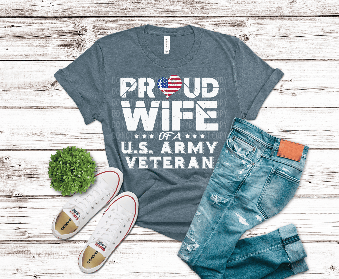 Proud Wife U.S Veteran | DTF - Griffin Expressions