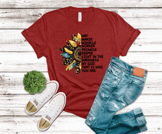 Way Maker Sunflower | DTF - Griffin Expressions