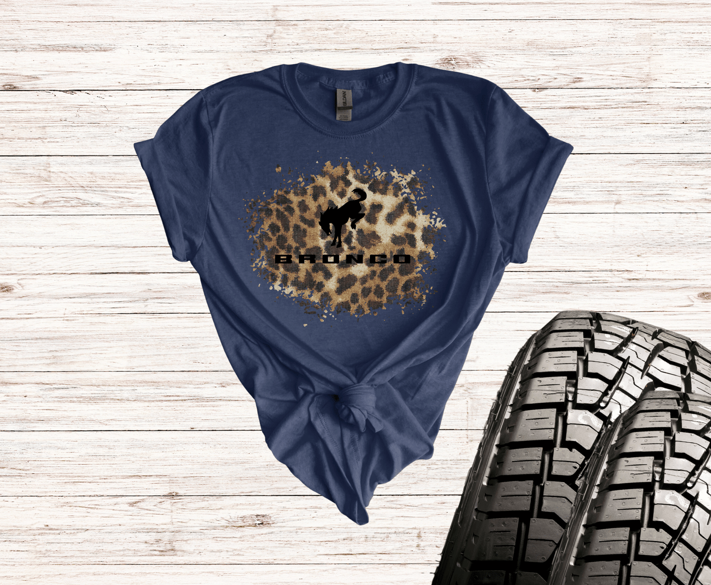 Bronco Leopard Print | DTF - Griffin Expressions