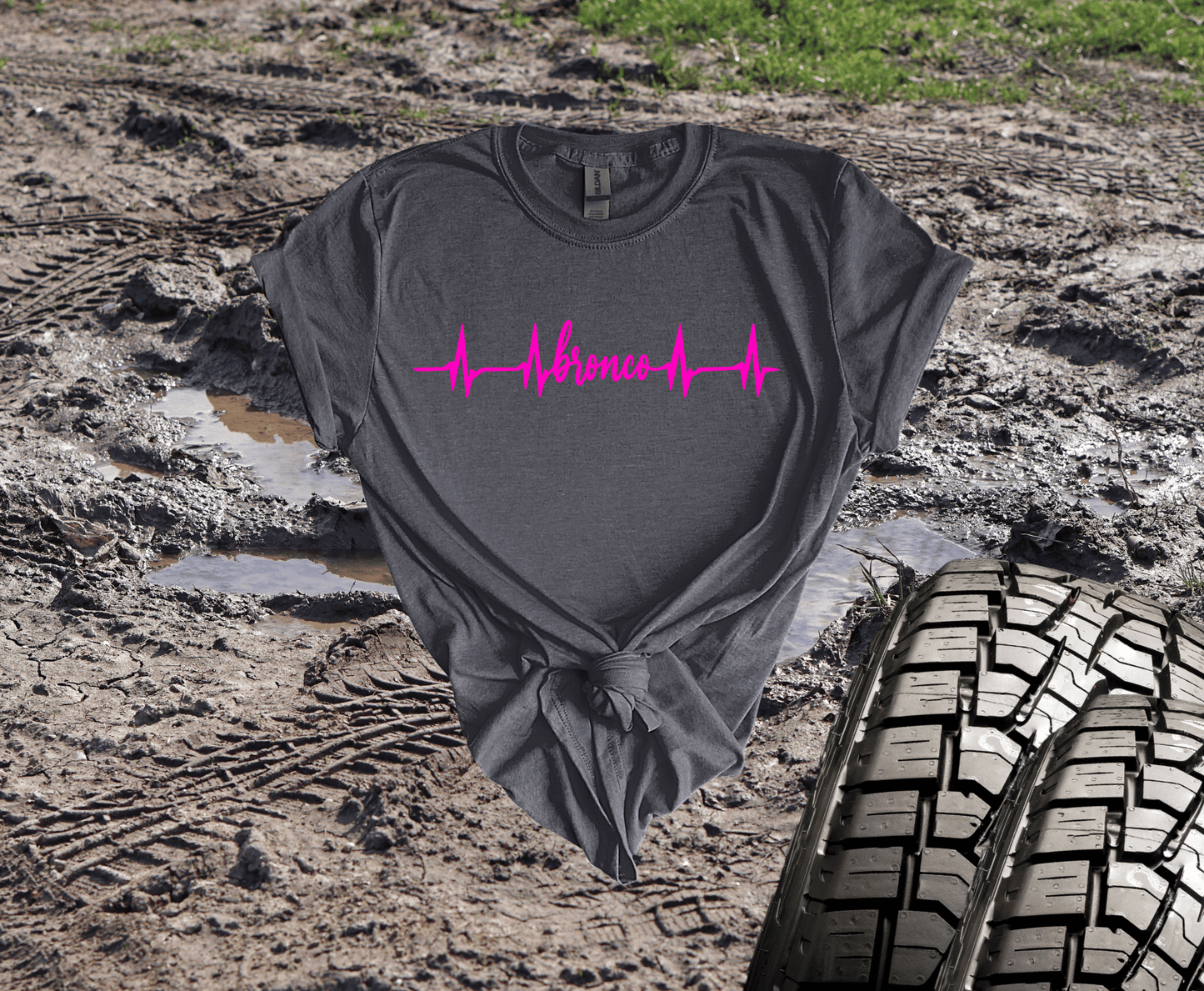Bronco Heartbeat | DTF - Griffin Expressions