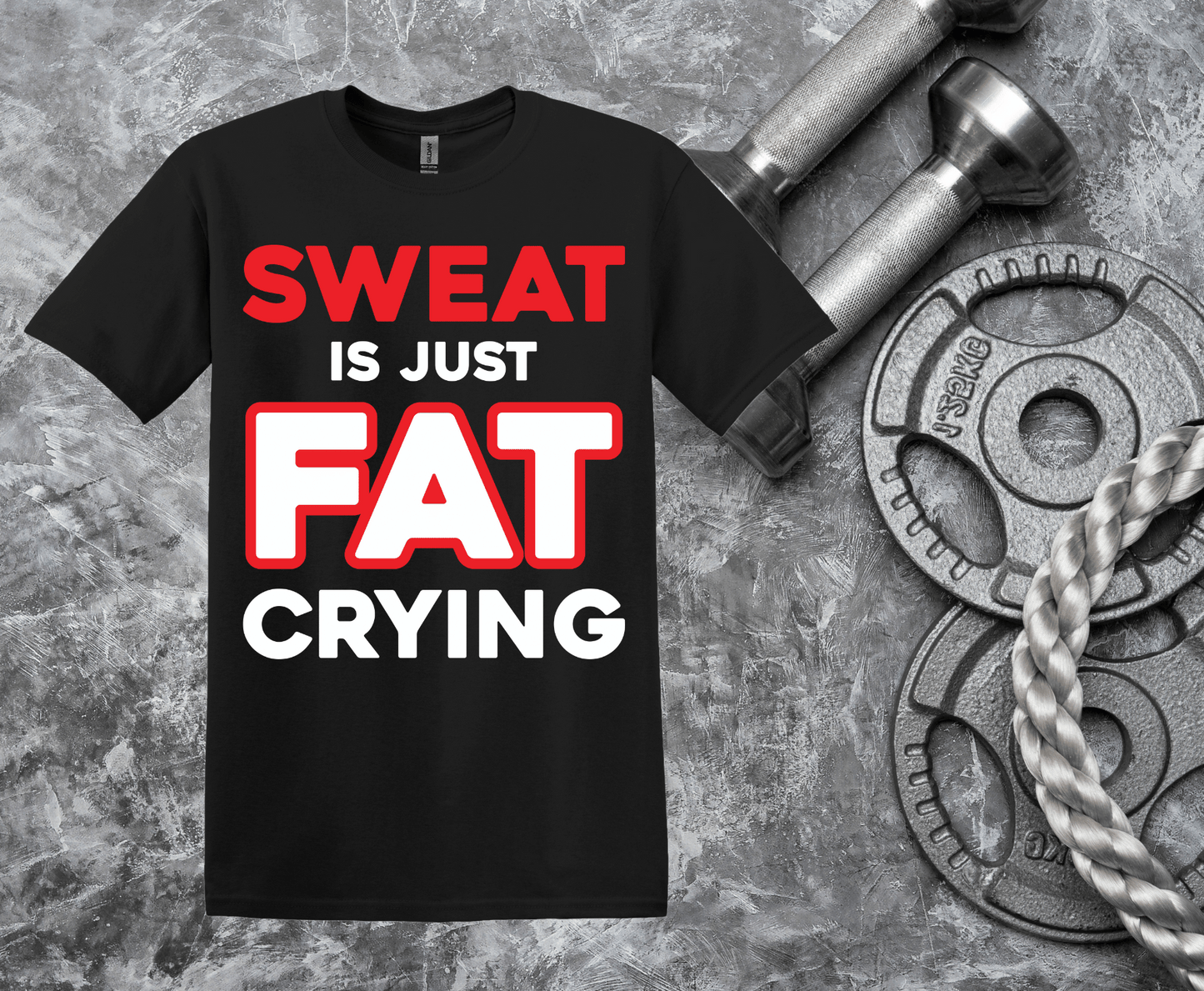 Sweat Is Just Fat Crying | DTF - Griffin Expressions
