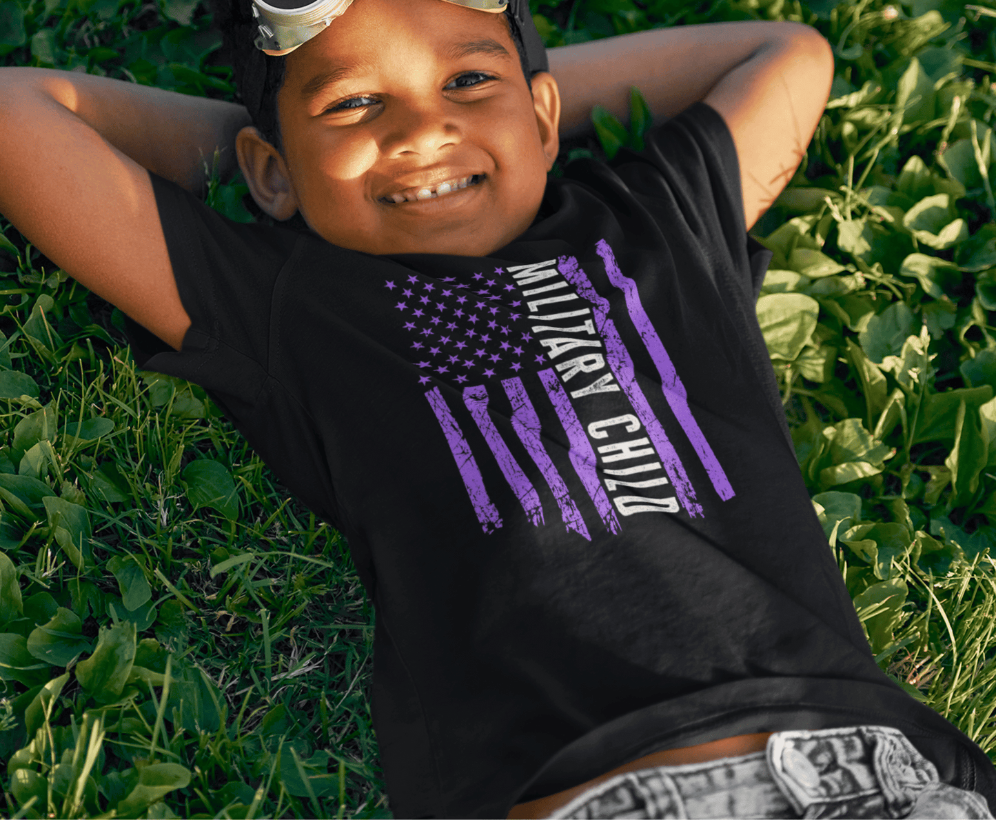 Military Child Flag | DTF - Griffin Expressions