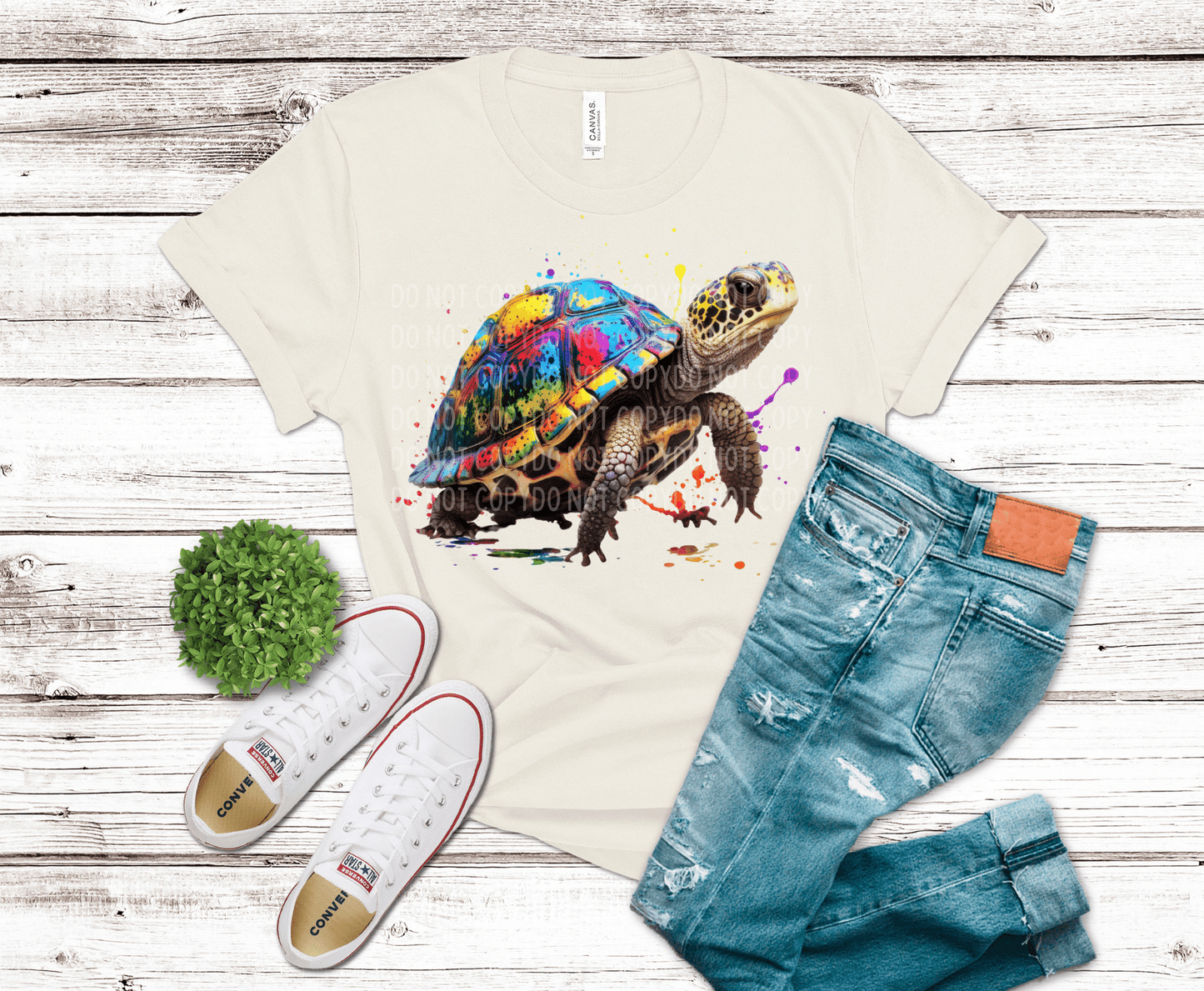 Water Color Turtle | DTF - Griffin Expressions