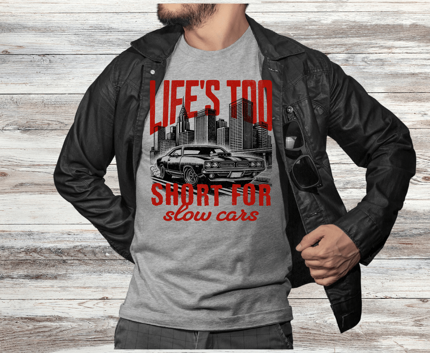 Life Too Short For Slow Cars | DTF - Griffin Expressions