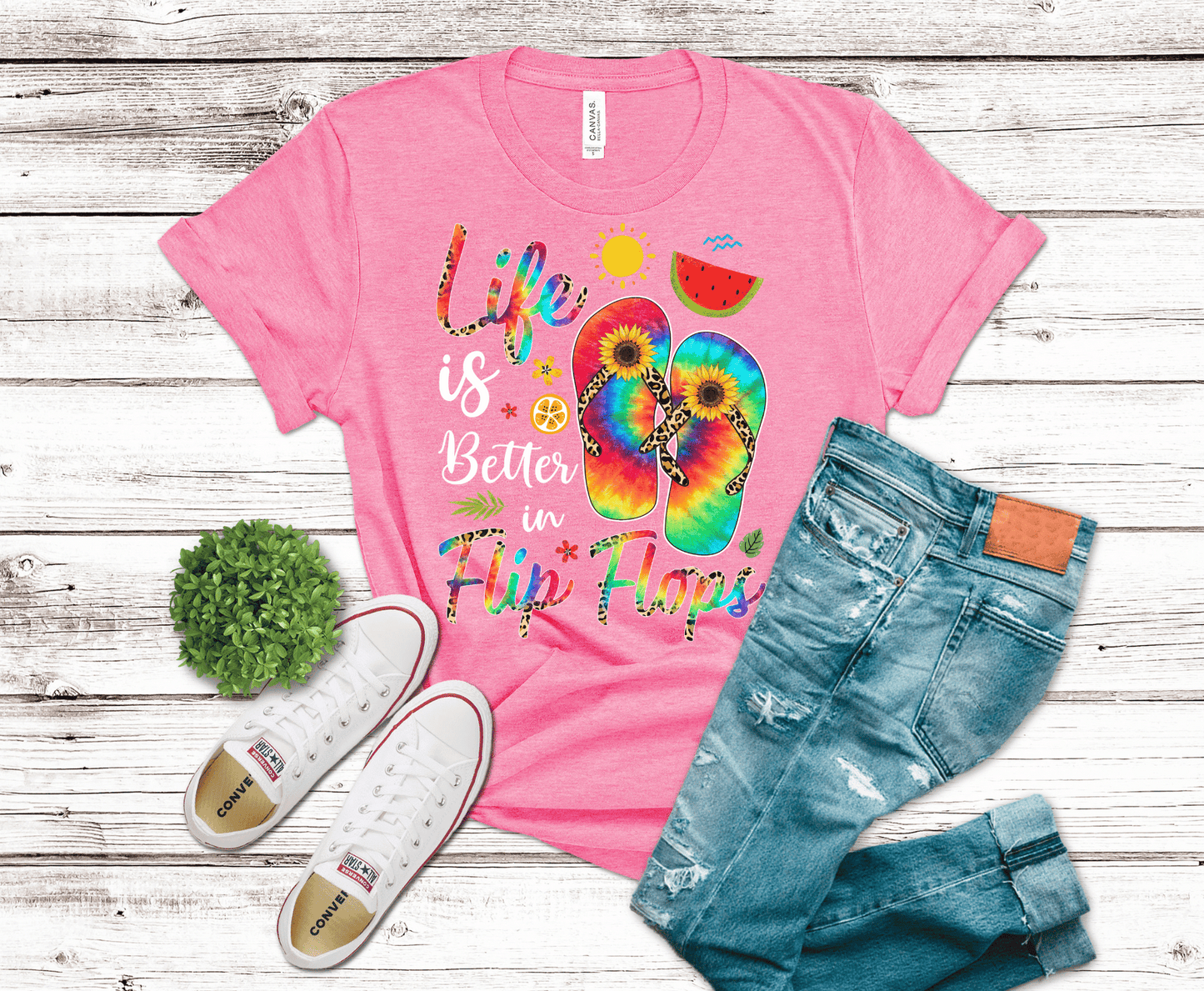 Life Is Better In Flip Flops | DTF - Griffin Expressions